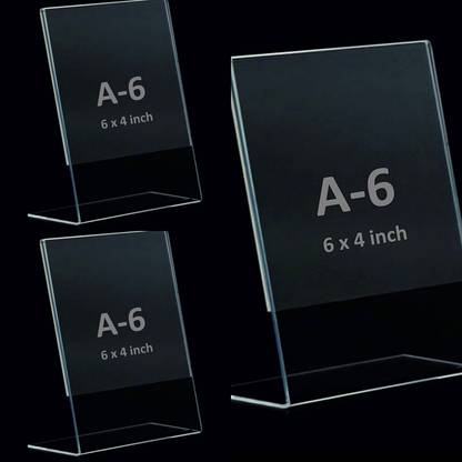 Capital Plastic Industries High quality Transparent QR code scanner Card Display Stand