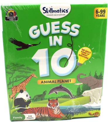 Skillmatics Very Beautiful Guess In 10 Animal Planet Card Game Set For Kids