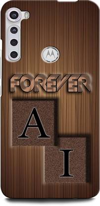 INTELLIZE Back Cover for MOTOROLA One Fusion+ AI, A LOVE I, I LOVE A, A LETTER, I LETTER, AI NAME