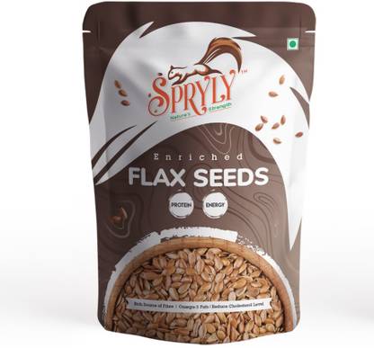 SPRYLY ENRICHED FLAX SEEDS 250 GM Brown Flax Seeds