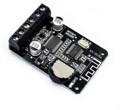 DHRUV-PRO 15W Stereo Bluetooth 5.0 Power Amplifier Board 12V/24V Module XY-P15W Electronic Components Electronic Hobby Kit