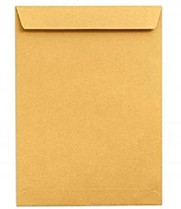 Moonlight Laminated Yellow Paper A4 Size: 10inch X 12inch for Mailing (pack of 50) Envelopes