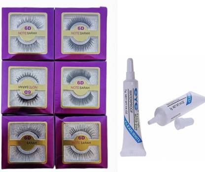UniTale Best Handmade Reusable Fake Eyelashes Extension Set with Strong Eyelash Adhesive