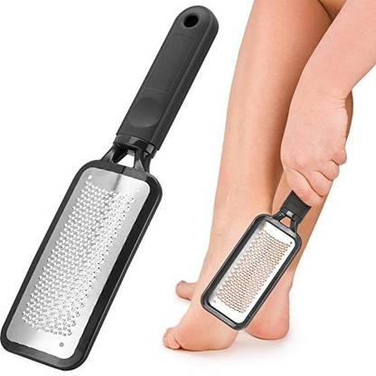 Shivarth Foot & Heel Scrubber Grater Filer Buffer Callus Remover Pedicure Stainless Steel