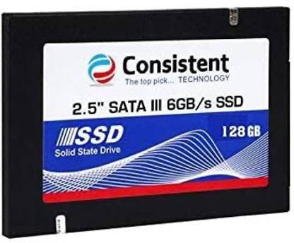 LATTICE COMPUTERS Sata 128 GB Laptop, Desktop, All in One PC's Black SATA Internal Solid State Drive (SSD) (Consistent 128gb Ssd)