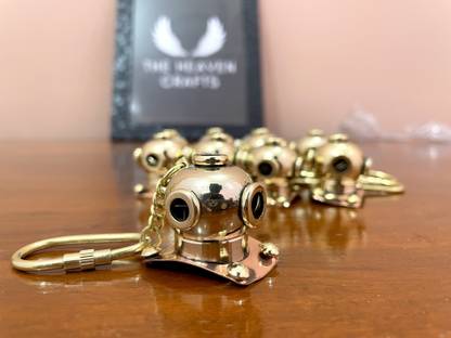 collectable 5 Pec Antique Diving Helmet KeyChain Mark V Divers Helmet Keychain Key Chain