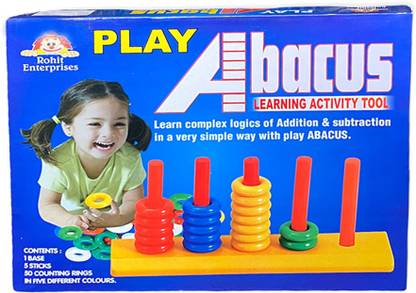Veer Enterprises Play Abacus Learning Activity Tool for Kids Toy, 3 - 4 Year Kids Activity Toys