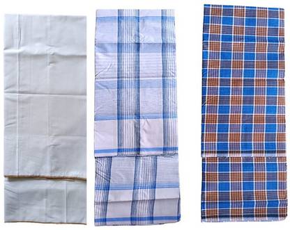 MKC Self Design, Checkered Multicolor Lungi