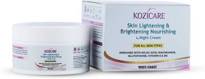 Kozicare Skin Lightening & Brightening Nourishing Night Cream For All Skin Types – 50gm