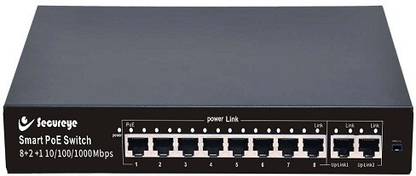 SECUREYE S-8GE-2UG-NB 1 Ports 1000 Mbps Network Switch