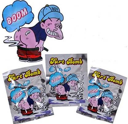 Pmw - Fart Bomb Bags Stink Bomb Smelly Funny Gags - Prank Toy - Pack of 3 (PRANK POPS)