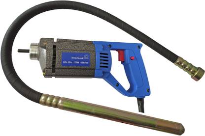 DUMDAAR 1200W 12000 Electric Concrete Vibrator machine 35mm with Vibrator Rod Pistol Grip Drill