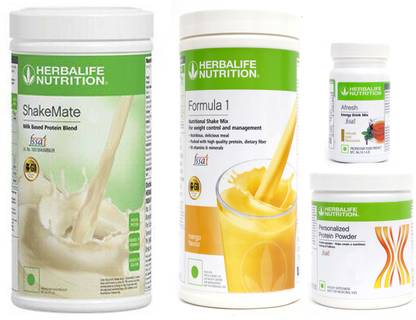 Herbalife Nutrition Formula 1 Shake Mango + Protein Powder 200G + Afresh Tulsi + Shake Mate Protein Shake