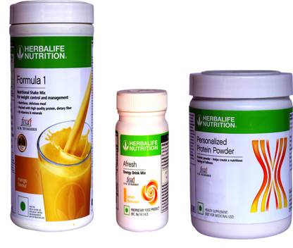 Herbalife Nutrition Formula 1 Shake Mango + Protein Powder 200G + Afresh Lemon Protein Shake