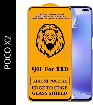 M Technologies Edge To Edge Tempered Glass for POCO X2