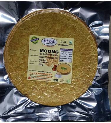 Hetal Khakhra Moong Khakhra 200g (Pack of 4)