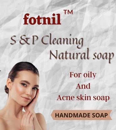 Fotnil SP CLEAN FOR ACNE & OILY SKIN SOAP 75GM, (PACKS OF 3.)