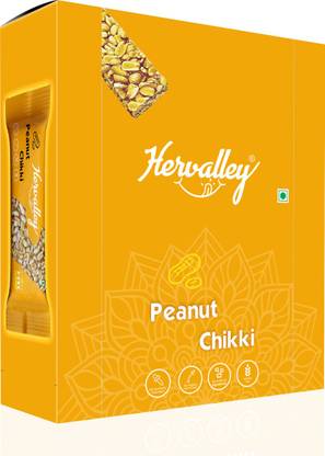 Hervalley Peanut Chikki Display box 20 Pcs of 35g Box