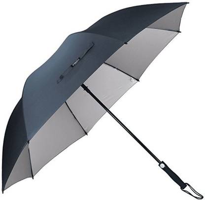 Filfora Round Handle 3 Fold Sun Protection Umbrella,Chata,Chatri Umbrella (Black) Umbrella