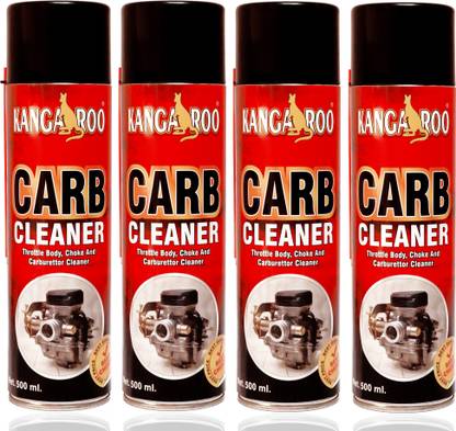KANGAROO Choke Carb Carburettor Throttle Body Cleaner Spray 500 ML Each Engine Cleaner