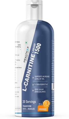 HEALTHXP L-Carnitine Liquid 1500, Fat Burner, Lean Muscle Supplement