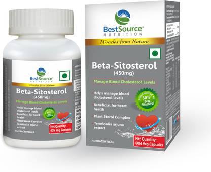 BestSource Beta Sitosterol 450mg, Plant sterol complex for cholesterol management