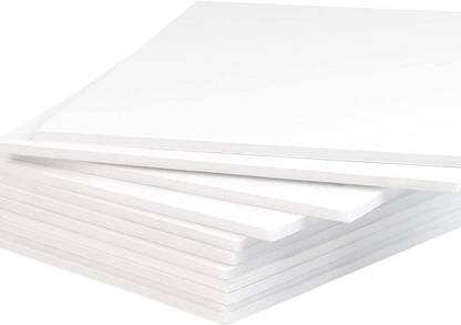 FRKB A4 Size 6 Craft Foam Board Set 3 Mm, White