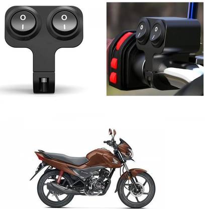 Atoray CNC ON/OFF Motorcycle Handlebar 2 Control Switch For KTM RC 390 Handle Bar Grip For KTM, Honda NA