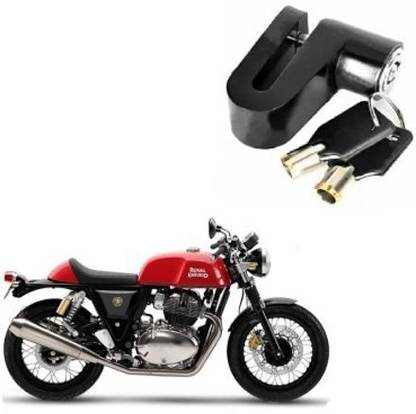 Giinix Heavy Steel Disc Break Security Lock Disc Lock For Royal Enfield GT 650 Disc Lock