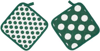 IKEA 50454183(Pot Holder - Pack of 2 (Green White) NA Trivet