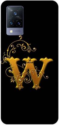 THE NARAYANA COLLECTIONS Back Cover for VIVO V21e 5G-2055-W,NAME,DESIGN,ALPHABET,LATTER