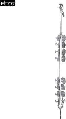 Music Mantra MUSICALCHIMTA (TONG) WITH 16 JINGLES Chime (2 Bars) Chimta Instrument