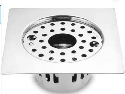 XONVO Basin, Bathroom Sink, Kitchen Sink Stainless Steel Push Down Strainer