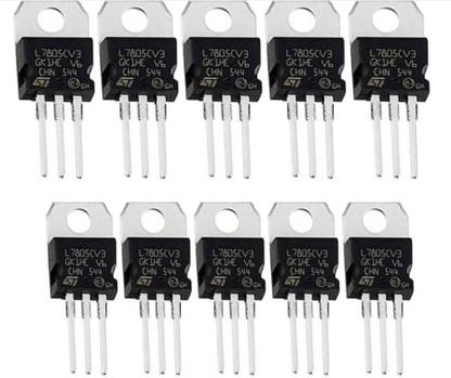DAB 10 pieces Regulator IC 7805 Electronic Components Electronic Hobby Kit