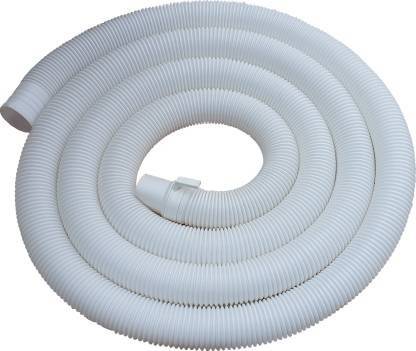 Torzen 5 Meter Washing machine Outlet pipe White Hose Pipe
