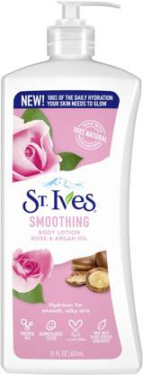 ST.IVES Rose and Argan Oil Smoothing Body Lotion Imported