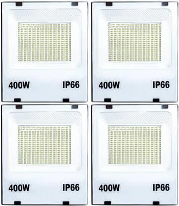 VIYASHA New High Power/ 400 watt /LED/watt Ultra Thin Slim LED-Flood/Outdoor/Light/Dob/Model/Cool White/Waterproof/SRL-400W-PO4 Pack/4 Flood Light Outdoor Lamp