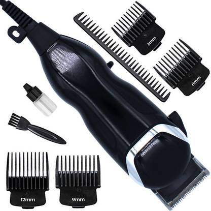 RFT R Corded Electric Waterproof Professional Hair Clipper Beard Mustache Trimmer Fully Waterproof Body Groomer 0 min  Runtime 4 Length Settings