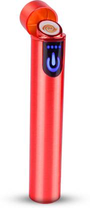 WRADER USB Rechargeable Flameless Cigarette Lighter with On/Off Touch Sensor Plasma Lighter Non Gas Refillable Lighter Windproof Lighter Sleek Cigarette Lighter