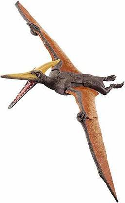 Jurassic World Dual Attack Pteranodon Dinosaurs in Medium Size with Button-Activated Dual