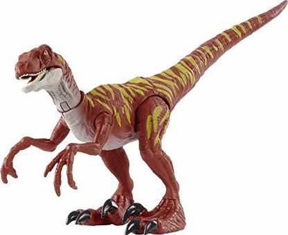 Jurassic World Velociraptor - Jumping Savage Strike Dinosaur Action Figure, Smaller Size