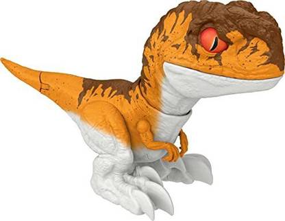Jurassic World Dominion Uncaged Rowdy Roars Atrociraptor 'Tiger' Dinosaur Action Figure