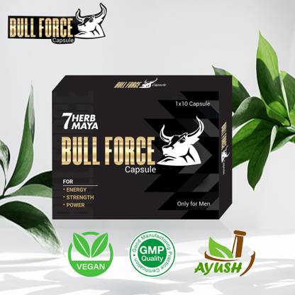7Herbmaya Bull Force Natural Capsule for Increase Men's Power, Performance & Stamina