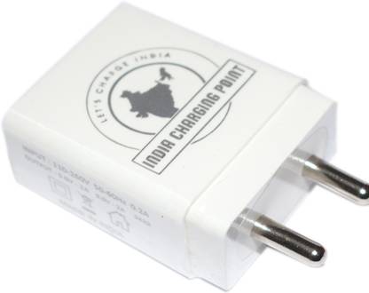 INDIA CHARGING POINT 18 W 3 A Wall Charger for Mobile with Detachable Cable