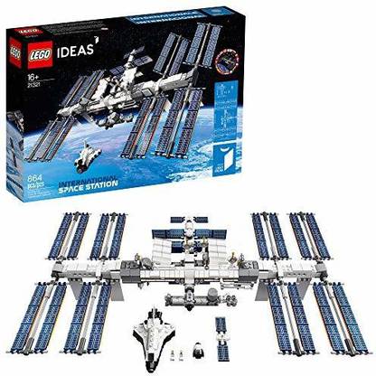 LEGO Ideas International Space Station 21321 Building Kit, Adult Set for Display, Mak