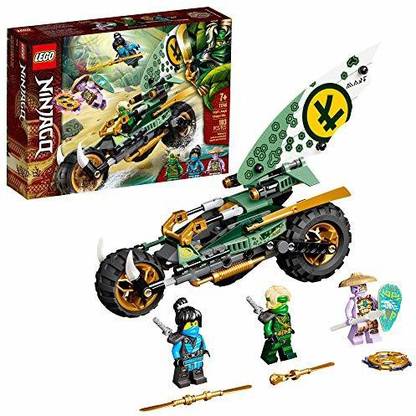 LEGO NINJAGO Lloyd’s Jungle Chopper Bike 71745 Building Kit; Ninja Bike Toy Featuring