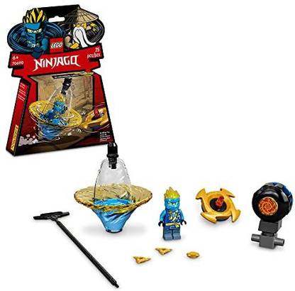 LEGO NINJAGO Jay’s Spinjitzu Ninja Training 70690 Spinning Toy Building Kit with NINJ