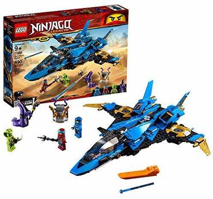 LEGO NINJAGO Legacy Jay's Storm Fighter 70668 Building Kit (490 Pieces)