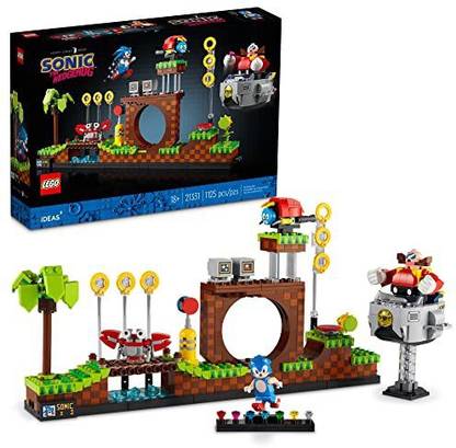 LEGO Ideas Sonic The Hedgehog – Green Hill Zone 21331 Building Kit; Nostalgia Gift fo