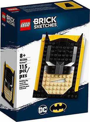LEGO Brick Sketches: Batman - 115 Piece Building Set - , #40386, Ages 8+